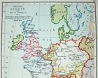 Vintage Longmans Map Of Western Europe In The Year 1525