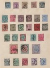 British India 1850s-1900 Qv Stamp Collection 60  On Quadrille Pages