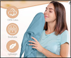 Set Of 6 Extra Large Cotton Bath Towels For Bathroom Absorbent Shower Towel Bulk