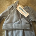 Carter s  just One You  2-piece Baby Boy Size Newborn Gown Blue gray Nwt
