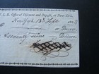 1803 Check For  479  The First Bank Of The United States  New York City Branch