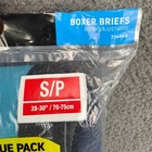 Hanes Mens 6 Pack Tagless Boxer Briefs Blue Purple Black Small 28-30 7349k6