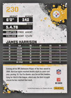James Harrison Steelers 2010 Panini Score Autographed Signed Card Exmt  Coa