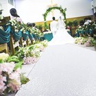  White Aisle Runner For Wedding 4ftx15ft Indoor Outdoor Carpet Sparkling 