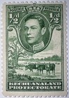 Travelstamps  1938 Bechuanaland Protectorate  124 Cattle   Baobab Tree Mnh 1 2d