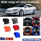 Auto Car Silicone Steering Wheel Cover Non-slip Grip Universal For 13 -16 5 inch