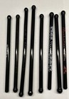 Lot Of 15 Vintage Advertising Art Glass Swizzle Sticks Stirrers Black 6    - 7 5   