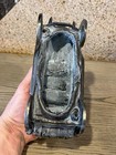 Vintage Silver Metal Brass Car Bookends Chevrolet Convertible Sedan Chevy 8 1 2 