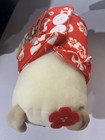 Anirollz Plush Dog Puppiroll Red Surfer Hawaiian Stuffed Animal Soft Toy New