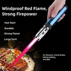 Yaesina 8 3in Refillable Torch Lighter With Safety Lock Lock  excluding Butane 