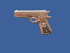 Colt 45 Automatic Pistol Hat Pin Lapel Pin Gold In Color
