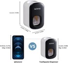 Automatic Toothpaste Dispenser Wall Mounted Squeezer Bathroom 2 Day Delivery