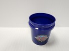 Rural King Blue Mini Bucket 4  Tall Htf Fast Shipping 