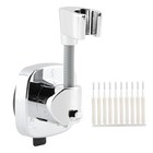 Shower Head Holder  360   Adjustable Suction Cup Handheld Shower Head Silver