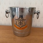 Vintage French Veuve Clicquot Champagne Ice Bucket Aluminum 20102627