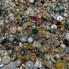 Vintage Now Estate Sale Buttons Lot 50p Various Sizes Shapes Colors Types Usable