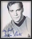William Shatner Framed Reproduction Signature Photo Reel Display 