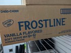6 case Frostline Vanilla Soft Serve Ice Cream Mix   6 - 6 Lb  Bags