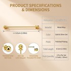 2pcs Mens Collar Pin Bar Set With Ball Tie Clips Shirt Gold silver