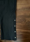 Hot Leathers Chaps For Motorcycle Unisex  Leg Snaps Zipblack Leather Large Nwot
