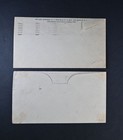 1934 Philippines 2 Fdc Scott   380-382 Used Stamps Air Mail Covers Usa