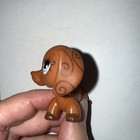  littlest Pet Shop  Lps Rare Scroll Ears Dachschund Dog Blue Diamond Eyes 2006