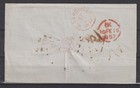 Us  Letter From N Y  To Holland  City Vlaardingen By Steamer Constitution 1857