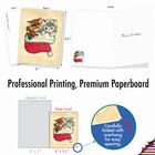 20 Asst d Christmas Note Cards W  Envelopes 2 Of Each  Vintage Holiday Animals