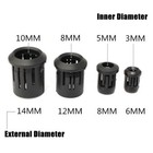 3mm 5mm 8mm 10mm Led Black Plastic Lamp Led Diode Holder Clip Bezel Bezels Mount