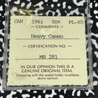 1961 Canada 50 Cents Iccs Pl65 Heavy Cameo Lot ov1928 Silver  Gem Bu 