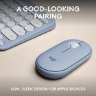 Logitech Pebble 2 Combo For Mac  Wireless Keyboard And Mouse  Blue