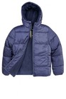 1826 Boys Hooded Puffer Coat  Heavyweight Sherpa Lined Winter Jacket With Pocket