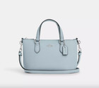 Nwt - Coach Mini Gallery Crossbody - Cn752 Pale Blue - Glittering     Leather