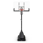 Spalding Nba Portable Basketball Hoop With 54  Polycarbonate Backboard