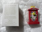 Music Box Teaching Clock Fisher Price Hallmark Keepsake Magic Sound 2011 Vintage