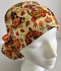 Fall Puppy Medical Ponytail Pouch Surgery Scrub Cap Chef Hat Pediatric Dental