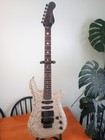 Starforce 8007 Electric Guitar Superstrat Jade Green Crackle Rare Vintage 1980s 