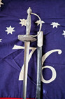 French Indian War Revolutionary War Silver Hilt Small Sword Rapier Ca 1760