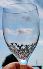 Orrefors Prelude Claret Wine Glasses Set Of 11 Vintage Crystal Stemware Sweden