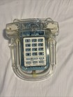 Vintage Neon Telephone Landline Phone Blue Clear Retro Button Phoneon Working