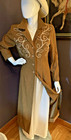 Vintage Plaza South Western Yellowstone  beth  Faux Suede  Mxxi Dress Sz6
