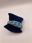 Sterling Silver 950   Navajo Turquoise Cuff Unisex