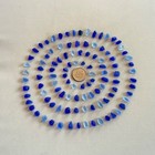 Beach Sea Glass Cobalt   Cornflower 100 Pieces Tinies Genuine Surf-tumbled