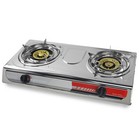 Xtremepowerus Outdoor 2-burner Stove Propane Range Auto Ignition Lpg W  Stand