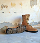 Vintage 1991 Us Army Desert Storm Combat Boots Tan Suede
