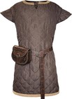 Medieval Costume Tunic With Vintage Belt And Bag  Mercenary Knight Body Cloth Xl
