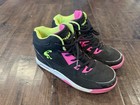 Shaq Youth Girls Basketball Size 4 5 High Top Athletic Shoes Black And Pink
