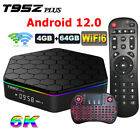 Upgraded T95z Plus Smart Android 12 0 Tv Box Quad Core 6k Hd Stream Player New
