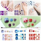 50 Sheets Wholesale Clearance Full Size Toes Nail Wraps Stickers Lot Bundle Sale