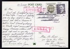 Korea 1985 Two Values On Seoul Airmail Postcard To Canada  Namdaemun Gate